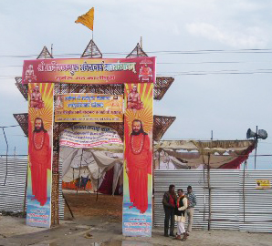 Pandal which remained safe